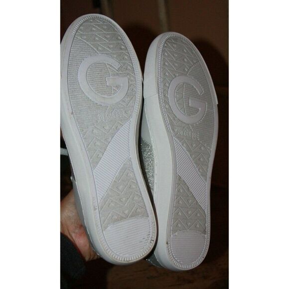 G By Guess Oatsen Women's 11 Vapor blue/silver sneakers NWOT - Picture 6 of 6